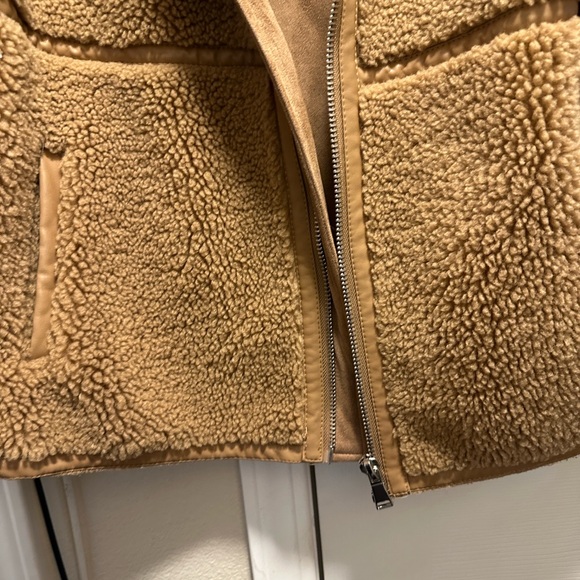Zara Tan Sherpa Jacket - Picture 4 of 5